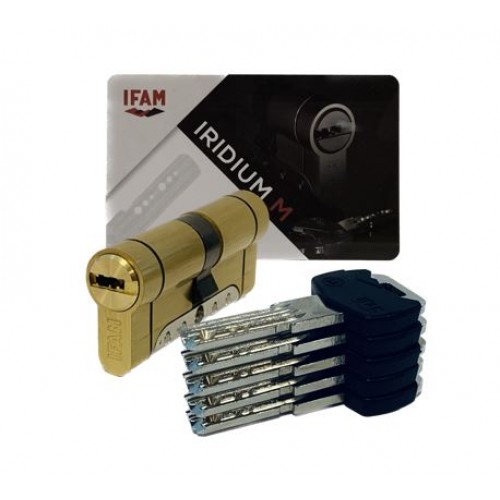 CILINDRO 1000WXP3040L - 30 x 40 - LEVA LARGA CON POMO - LATÓN